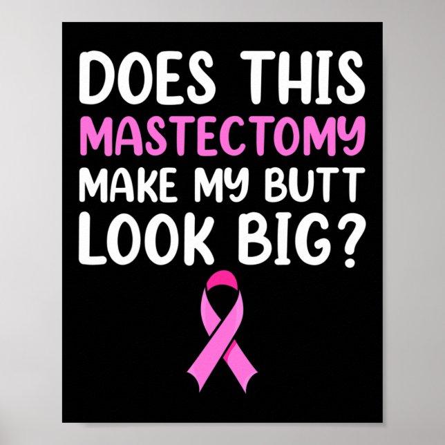 Mastectomy Survivor Erholung Apparel Poster (Vorne)