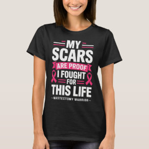 Mastektomie Sonniger Brustkrebs Frauen T-Shirt