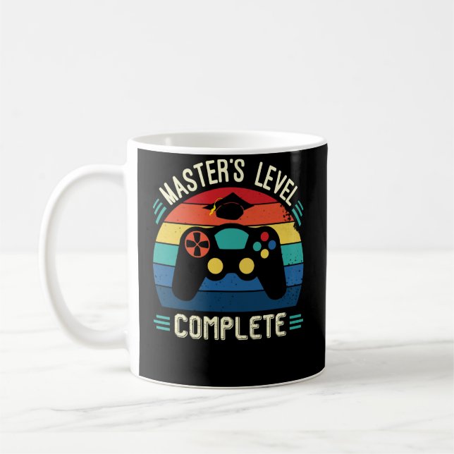 Master-Abschluss, Abschluss GIft, Master  Kaffeetasse (Links)