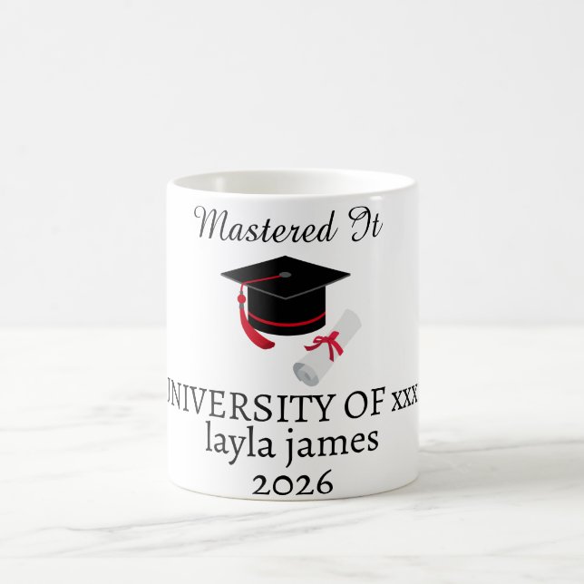 Master-Abschluss-Geschenk für Sie, Masters De Kaffeetasse (Mittel)