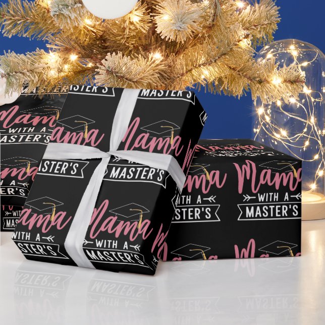 Master-Abschluss Mama MBA Master-Abschluss Abschlu Geschenkpapier (Feiertage)