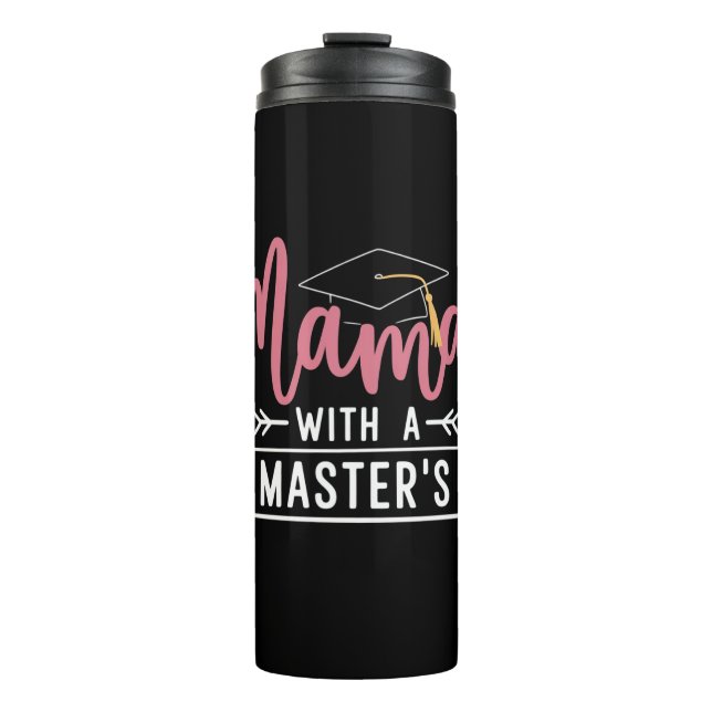 Master-Abschluss Mama MBA Master-Abschluss Abschlu Thermosbecher (Vorderseite)