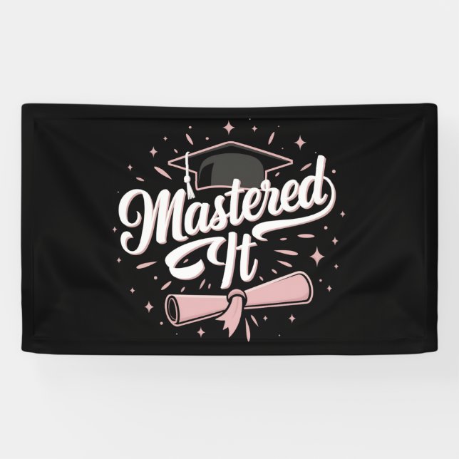 Master-Abschluss-MBA-Abschluss Banner (Horizontal)