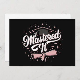 Master-Abschluss-MBA-Abschluss Einladung