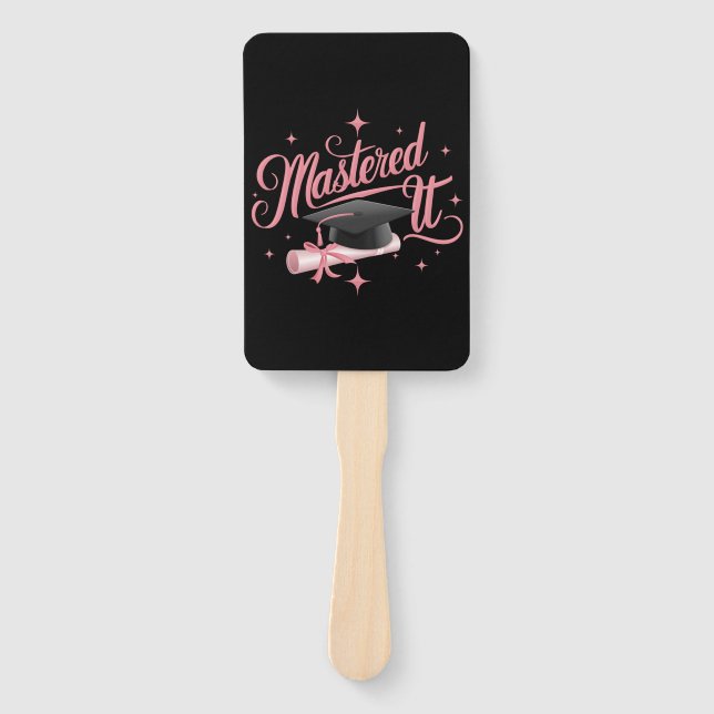 Master-Abschluss-MBA-Abschluss Fächer (Vorderseite)