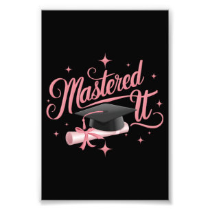 Master-Abschluss-MBA-Abschluss Fotodruck