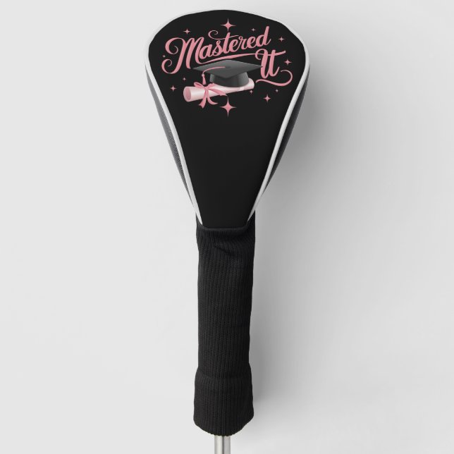 Master-Abschluss-MBA-Abschluss Golf Headcover (Vorderseite)