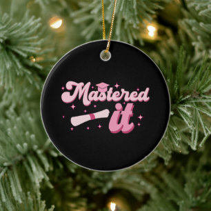 Master-Abschluss-MBA-Abschluss Keramik Ornament