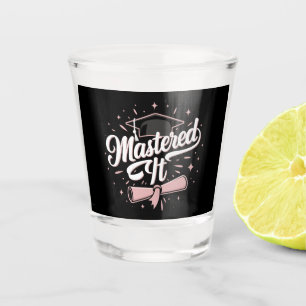 Master-Abschluss-MBA-Abschluss Schnapsglas
