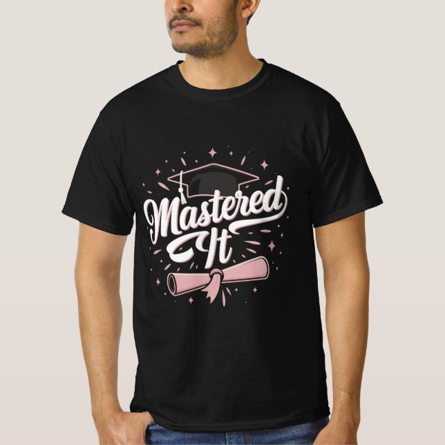 Master-Abschluss-MBA-Abschluss T-Shirt (Vorderseite)