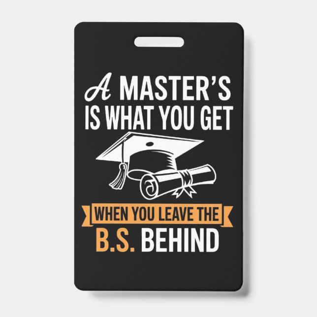 Master-Abschluss MBA Master-Abschluss Abschluss  Ausweis (Vorderseite)