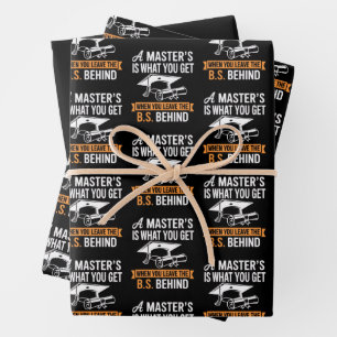 Master-Abschluss MBA Master-Abschluss Abschluss Geschenkpapier Set