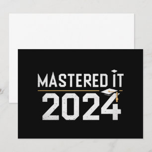 Master-Abschluss Meisterhaft 2024 Master-Abschluss Einladung
