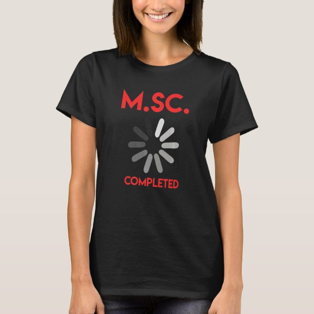 Master-Abschluss T-Shirt (Vorderseite)