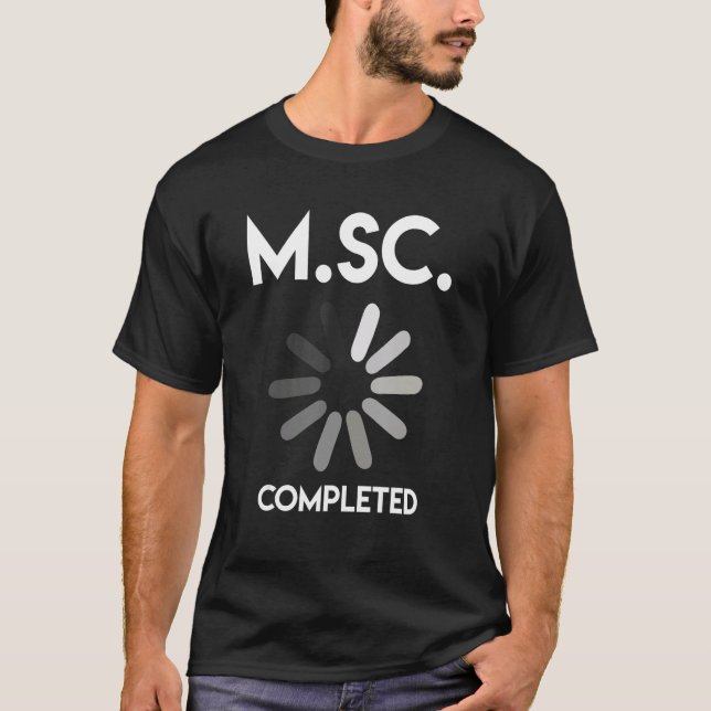 Master-Abschluss T-Shirt (Vorderseite)