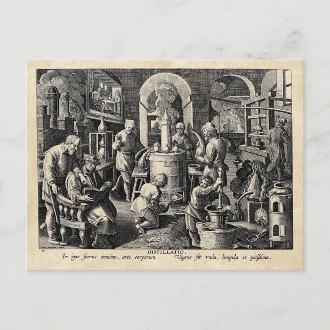 Master Alchemist Labrador Tools Postkarte (Vorderseite)