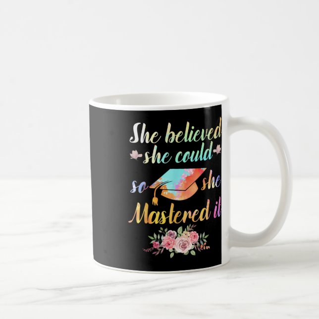 Master Art of Men - Akademischer Abschluss Kaffeetasse (Rechts)