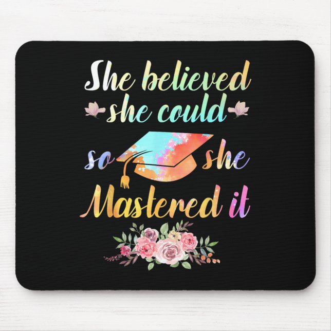 Master Art of Men - Akademischer Abschluss Mousepad (Vorne)