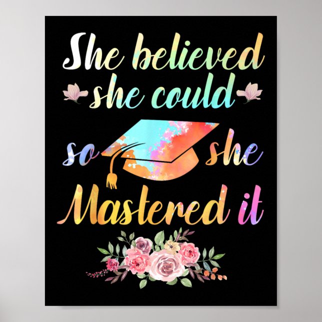 Master Art of Men - Akademischer Abschluss Poster (Vorne)