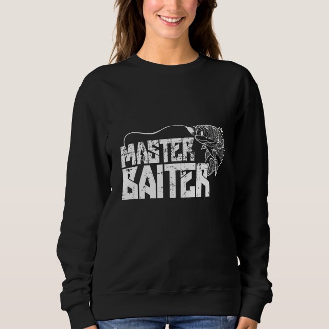 Master-Baiter-Fischerei Sweatshirt (Vorderseite)
