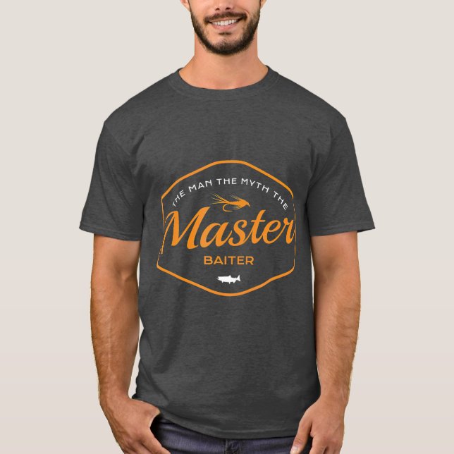 Master Baiter Funny Fishing T-Shirt (Vorderseite)