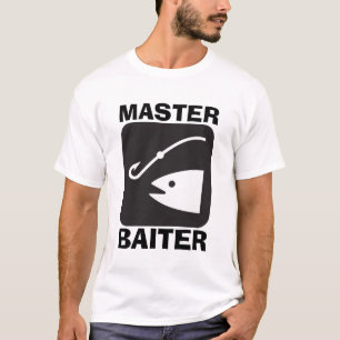 MASTER BAITER, Funny Fishing VATER T - Shirt
