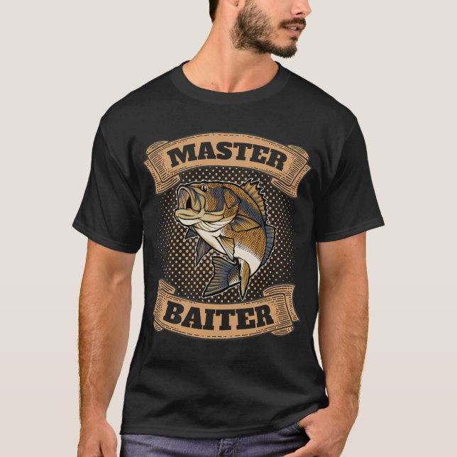 Master Baiter Klassisches Angeln T-Shirt (Vorderseite)