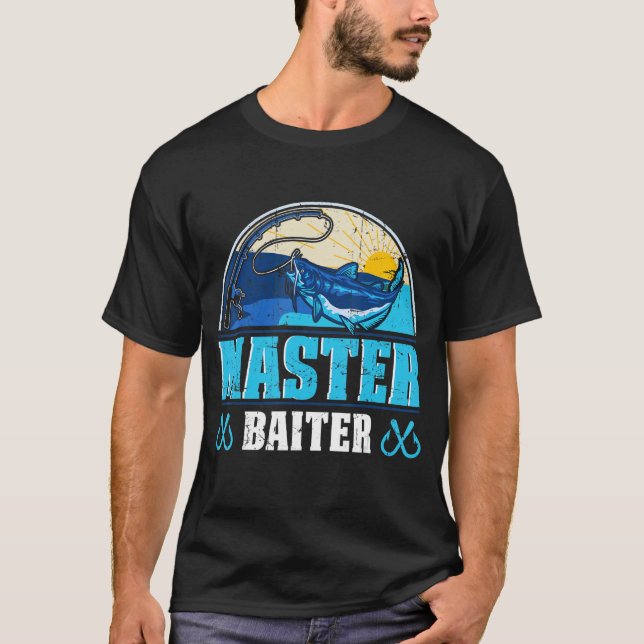 Master Baiter Wels Catfish Hunter T-Shirt (Vorderseite)