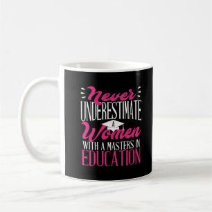 Master Bildung Abschluss Geschenk Frauen ihr Kaffeetasse