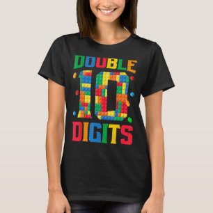 Master Builder 10. Geburtstag Junge 10 Bricks Zehn T-Shirt