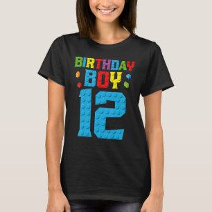Master Builder 12. Geburtstag Junge 12 Jahre Gebäu T-Shirt