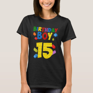 Master Builder 15 Birthday Boy 15 th Year Gebäude T-Shirt