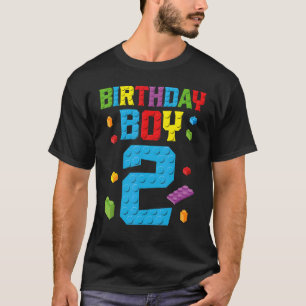 Master Builder 2. Geburtstag Junge 2 Zwei Jahre ge T-Shirt