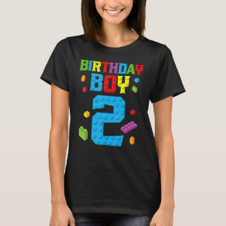 Master Builder 2. Geburtstag Junge 2 Zwei Jahre ge T-Shirt