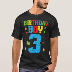Master Builder 3. Geburtstag Junge 3 Drei-Jahres-B T-Shirt