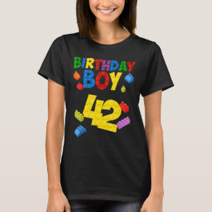 Master Builder 42 Birthday Boy 42 Year Gebäude T-Shirt
