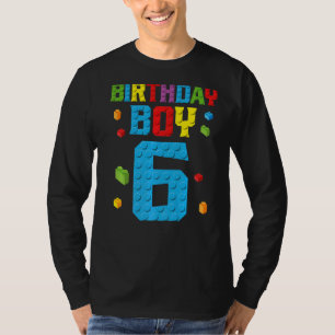 Master Builder 6. Geburtstag Junge 6 sechs Jahre g T-Shirt
