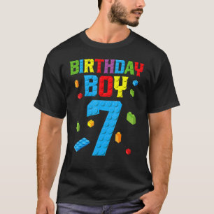 Master Builder 7th Birthday Boy 7 Sieben Year Buil T-Shirt