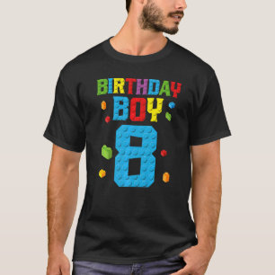 Master Builder 8. Geburtstag Junge 8 Acht-Jahres-B T-Shirt