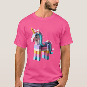 Master Builder Bricks blockiert Spielzeug-Einhorn T-Shirt