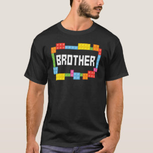 Master Builder Brother Bricks Blocks Gebäude Fami T-Shirt
