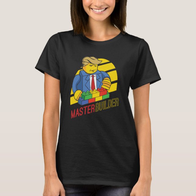 Master Builder Building Blocks Men Women Youth  7 T-Shirt (Vorderseite)