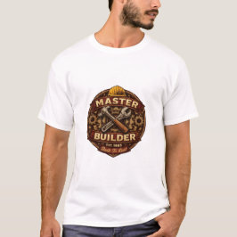 Master Builder Est 1965 Vintage Abzeichen Logo Des T-Shirt