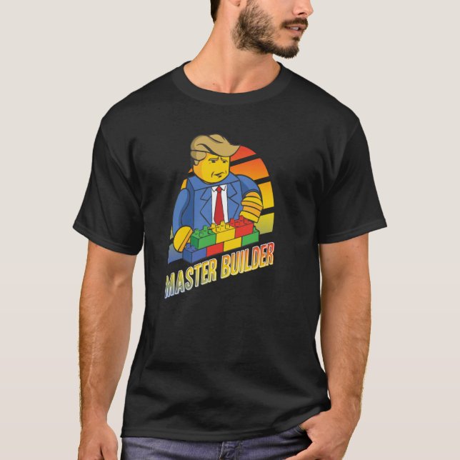 Master Builder Gebäude blockiert Männer Jugend 5 T-Shirt (Vorderseite)