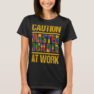 Master Builder Gebäude blockiert Steine 1 T-Shirt