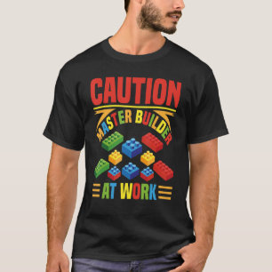 Master Builder Gebäude blockiert Steine 3 T-Shirt