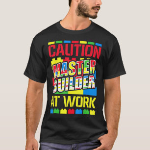 Master Builder Gebäude blockiert Steine 7 T-Shirt
