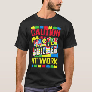Master Builder Gebäude blockiert Steine 7 T-Shirt