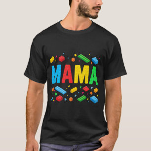 Master Builder Gebäude Bricks Blocks Funny Mother T-Shirt