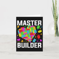 Master Builder Heart Block Brick Gebäude